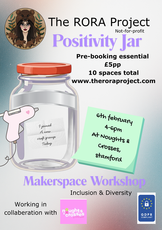 Positivity Jar Makerspace Workshop
