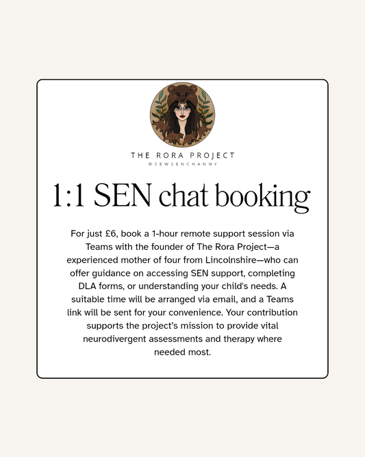 1:1 SEN parent advice booking slot