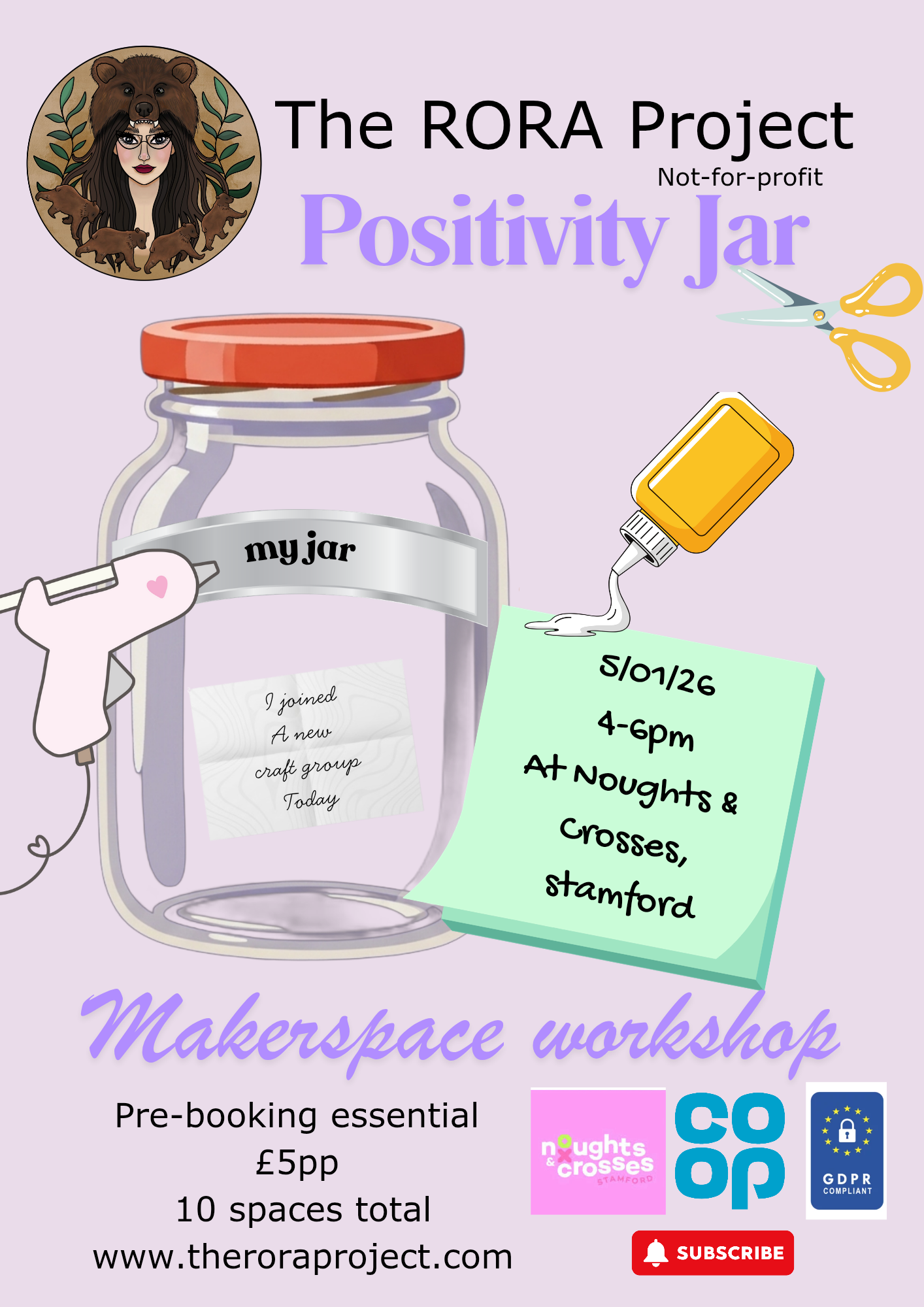 Positivity Jar Makerspace Workshop