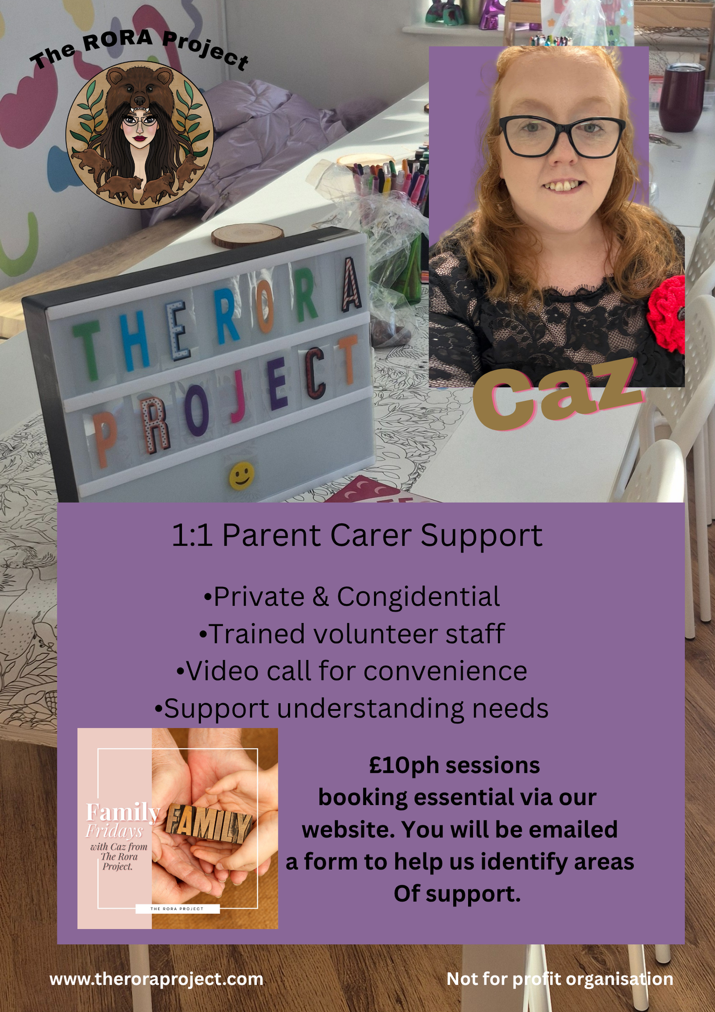 1:1 SEN parent chat session with caz